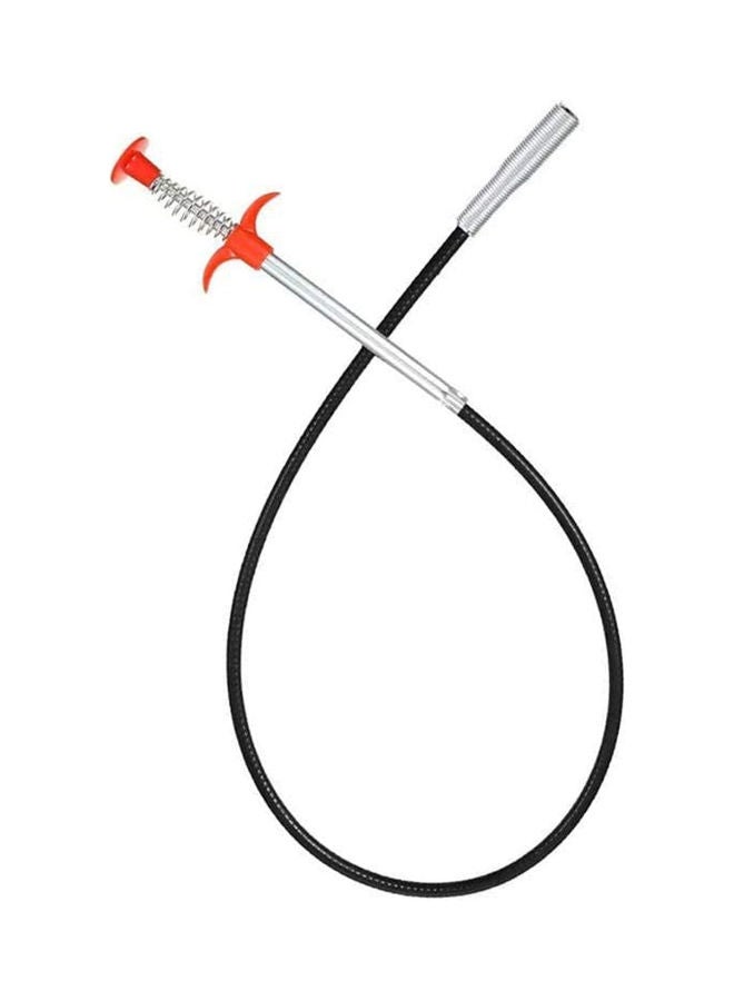 Drain Clog Hair Remover Red/Silver/Black 30cm - Image 1